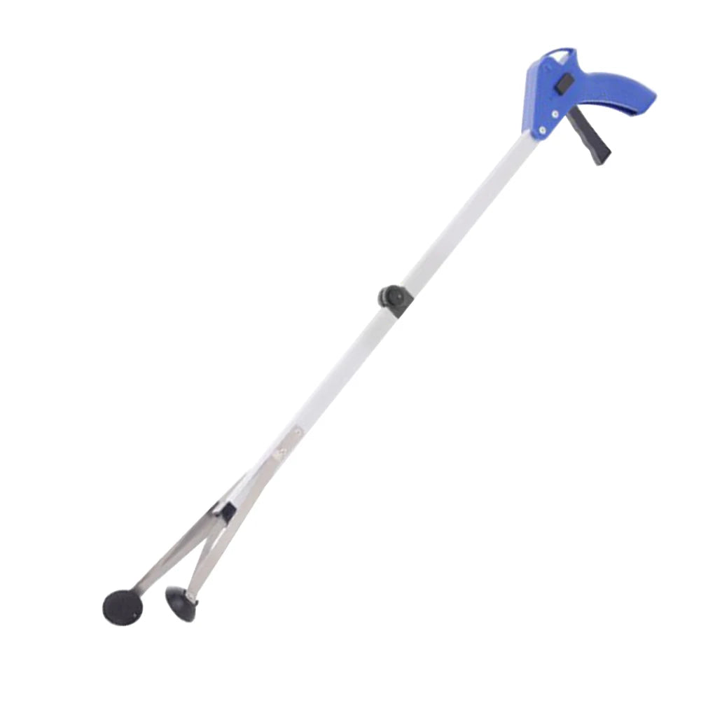 80cm Foldable Grabber Reacher Tool — 360° Rotating Trash Picker & Gripper Extender