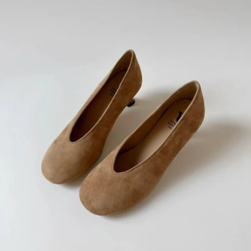 Women's Suede Elegant Loafer Pumps — 2026 Style