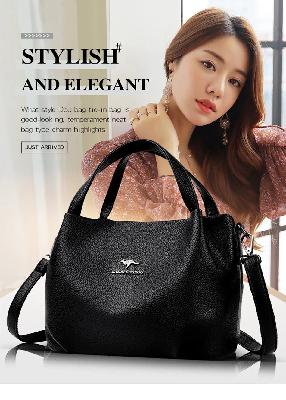 LUYIAIXI Luxury Letter Accent Crossbody Shoulder Tote – High Quality Designer Handbag for Women