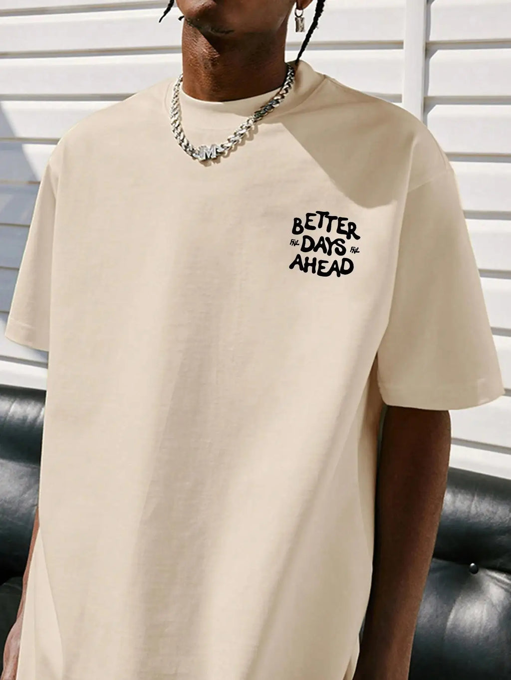 Better Days Ahead Graphic Oversized T-Shirt — Casual Unisex Cotton Tee