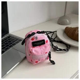 Mini Pendant Crossbody Bag – Niche Design Fabric Single-Shoulder Bag for Women