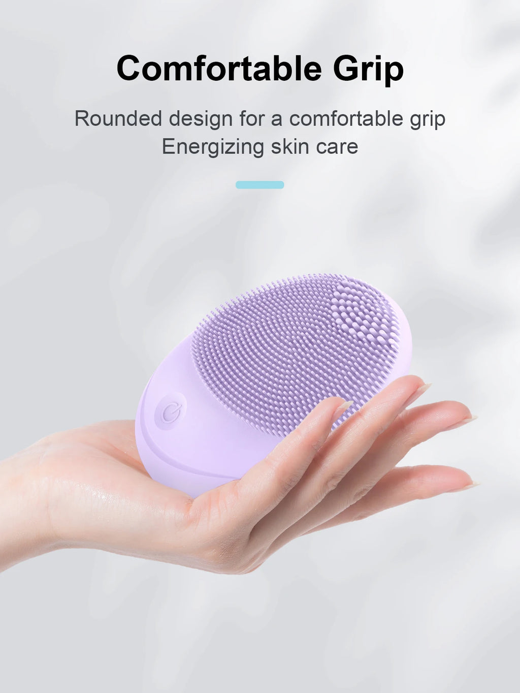 Sonic Vibrating Silicone Facial Cleansing Brush – Waterproof Deep Pore Cleanser, 2 Colors