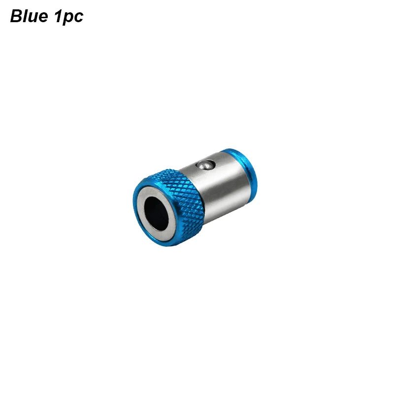 Magnetize Any Bit. Instantly. — 1/4" Magnetic Ring Screwdriver Bit Holder | Strong Magnetizer, Aluminum Alloy, Removable Adapter, 1pc, 3pc & 6pc