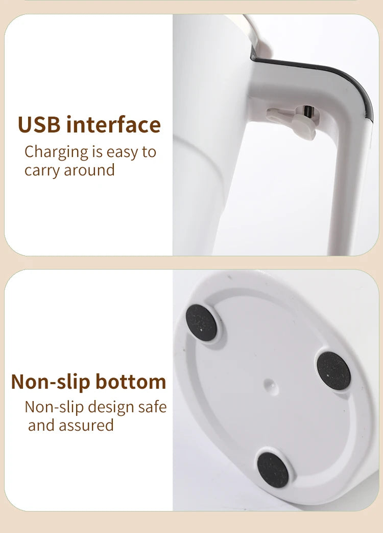 380ML Electric Self-Mixing Coffee Mug — USB Rechargeable, IP67 Waterproof, Magnetic Stir