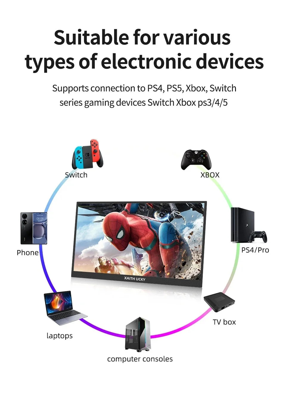 16-Inch Portable Monitor – 1200P IPS, Touch Options