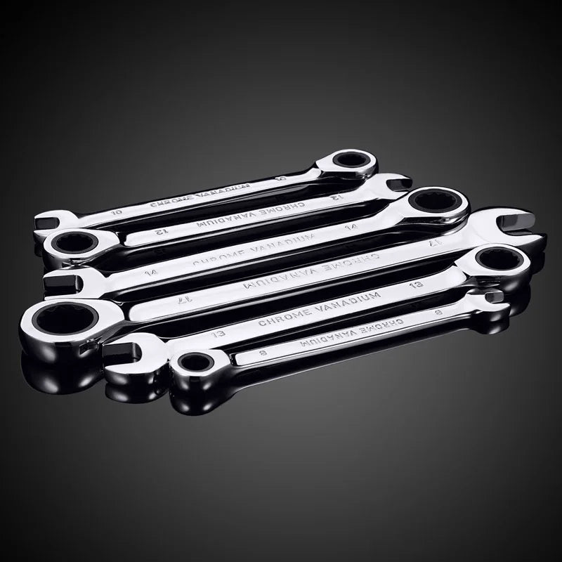 72-Tooth Metric Ratcheting Wrench Set