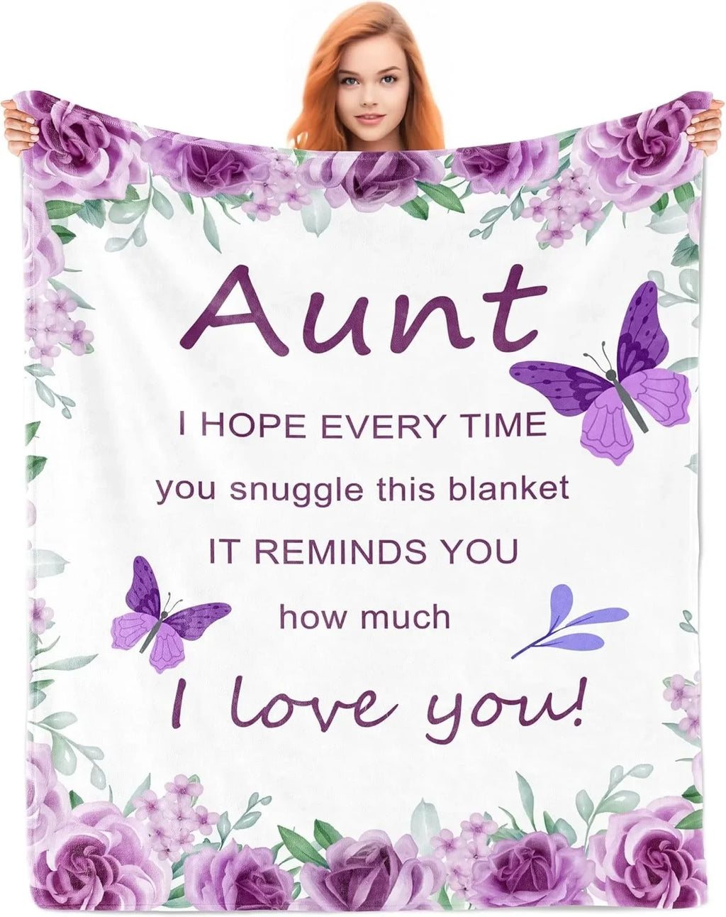 Family Gift Throw Blanket – Soft Warm Personalized Gift for Dad, Mom, Grandparents & Family