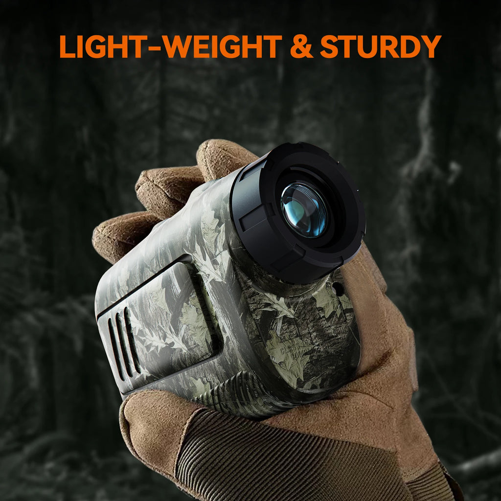 MiLESEEY PF2E Laser Rangefinder — 600m, 7° Field of View, BOW Mode, Rain & Fog Mode, Hunting