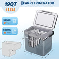 Portable Car Refrigerator – 12L/18L Compressor Fridge Freezer -4°F to 68°F, 12/24V