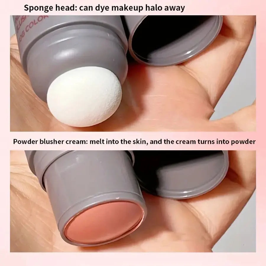 Double-Ended Creamy Blush Stick — Matte Long-Lasting Rouge