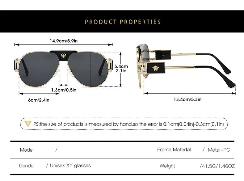 Women's Classic Aviation Pilot Sunglasses | Designer UV400 Sun Glasses