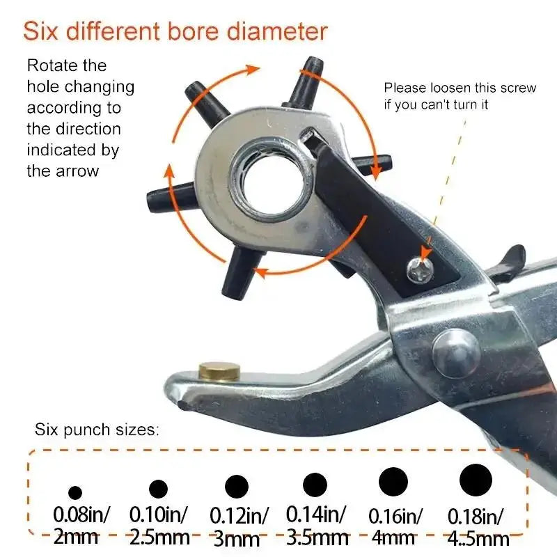 Universal Leather Watch Band Hole Punch Plier Tool