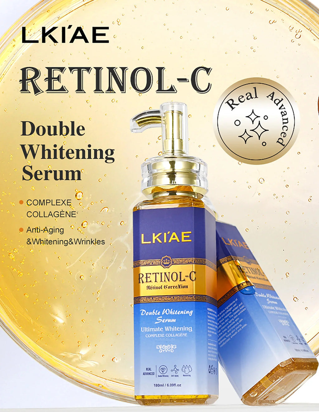 LKIAE Advanced Retinol Whitening Skin Care Set – Brightening & Anti-Aging for All Skin Types