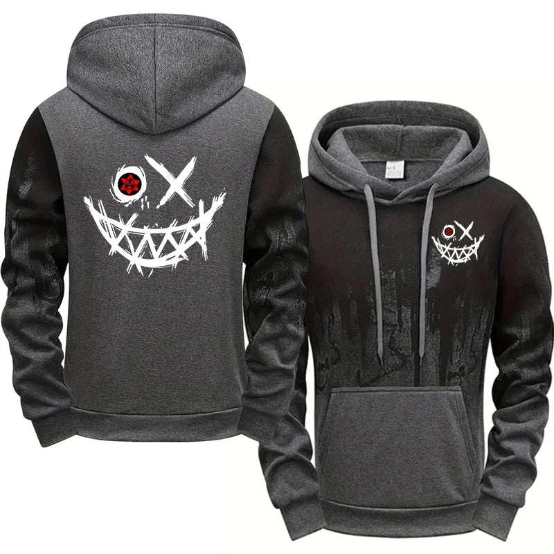 Men's Splash Ink Print Hoodie & Sweatpants Set – Versatile Casual Daily Sport Tracksuit