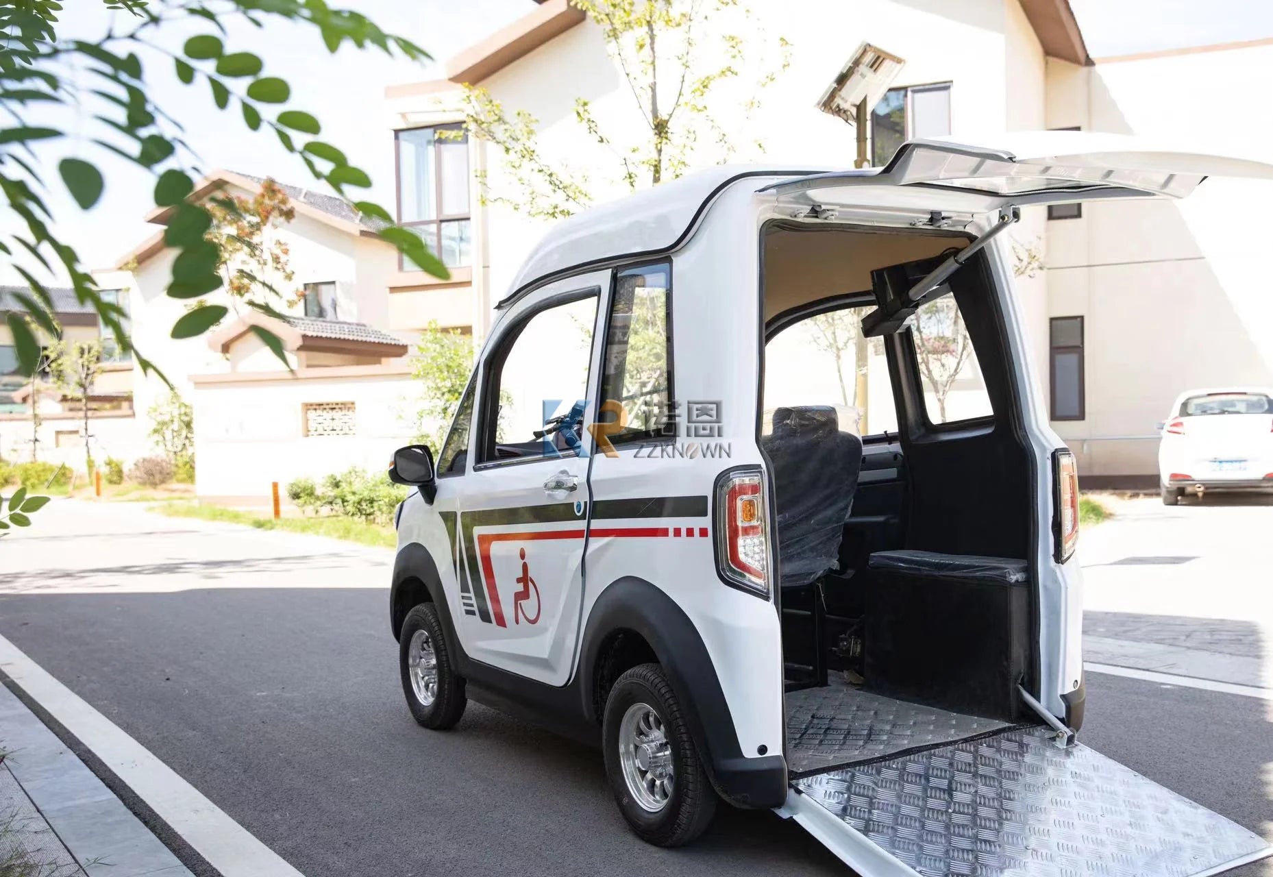 4-Wheel Electric Mini Car for Adults — Customizable Mobility Vehicle & Cargo Scooter