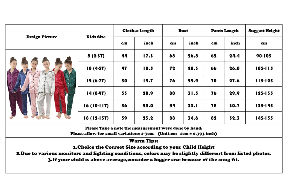 Kids' Ice Silk Pajamas Set | Summer Thin Short Sleeve Shorts 2-Piece Boys & Girls Homewear