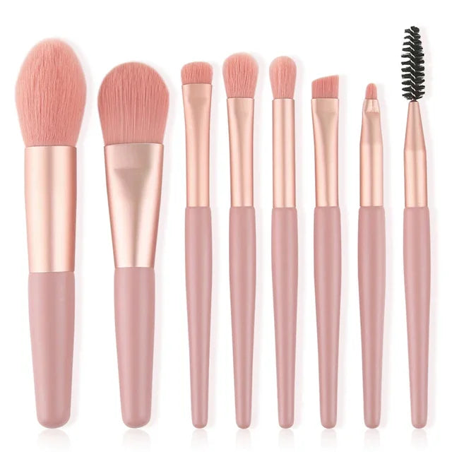 Soft Hair Makeup Brush Set — Foundation & Blush