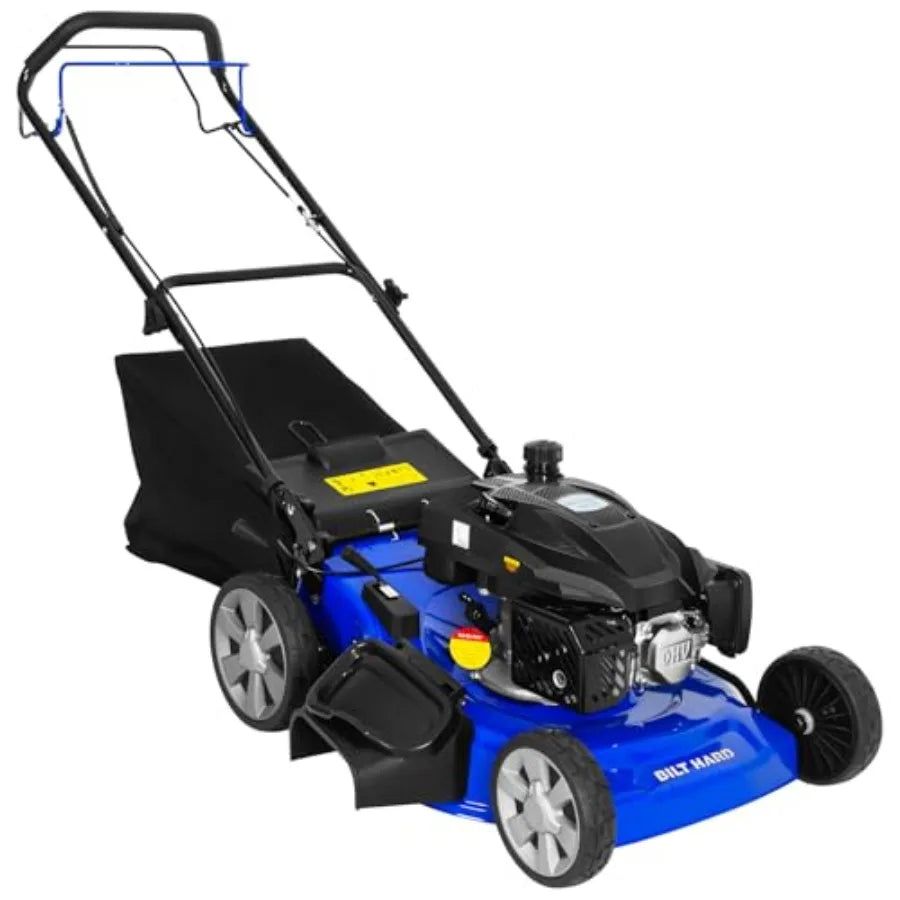 21-Inch Self-Propelled Gas Lawn Mower 201cc | 4-Cycle OHV Engine, 3-in-1 Bagging, Mulching & Side Discharge, 8-Position Height Adjustment