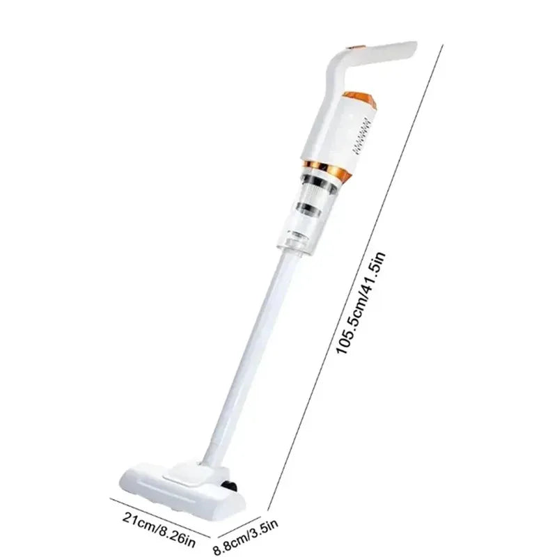 8500Pa Cordless Handheld Vacuum Cleaner – 120W, 600ml Cup, USB Rechargeable