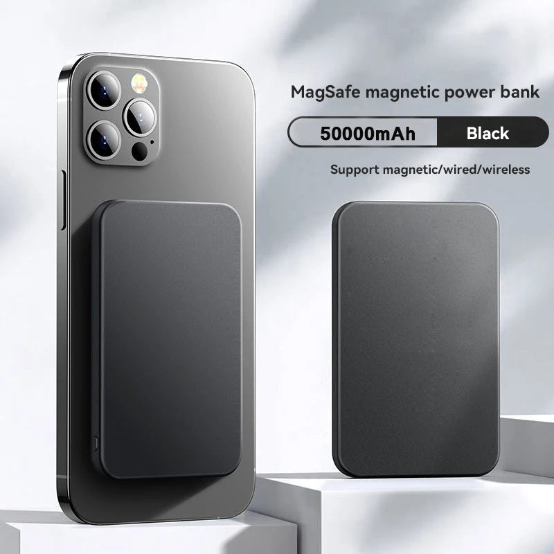 Lenovo 22.5W Magnetic Wireless Power Bank – MagSafe Compatible Portable Charger for iPhone