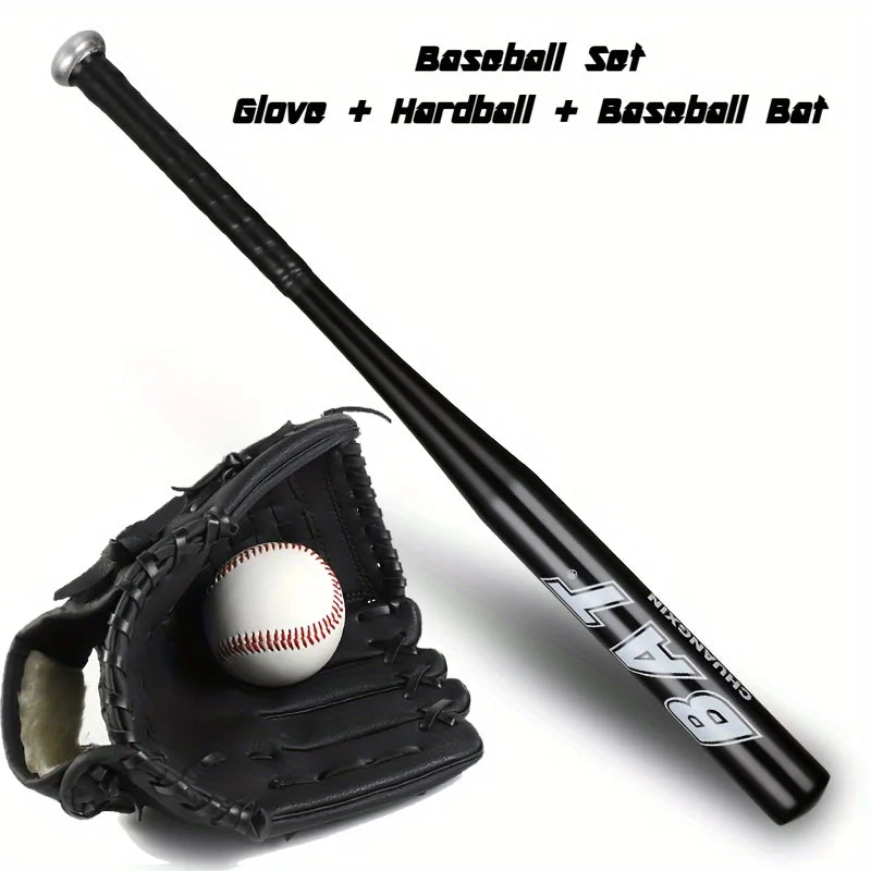 Baseball Starter Kit for Teenagers – Catcher's Glove, Aluminum Alloy Bat & Beginner Training Set