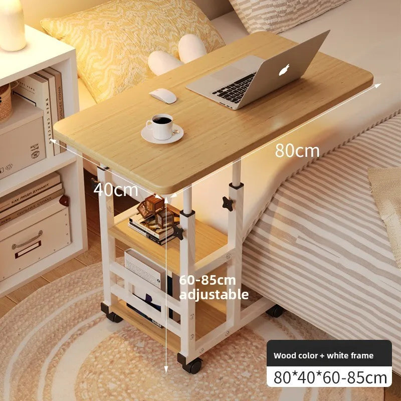 Bedside Laptop Holder & Reading Desk — Portable Bedside Table Board for Writing, Office & Computer Use