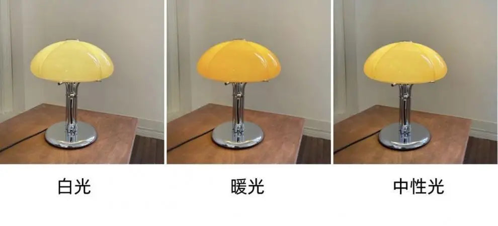 Mushroom Table Lamp – Warm White Button Control