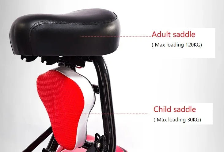 4-Wheel Mobility Scooter for Seniors, Foldable Electric Travel Scooter