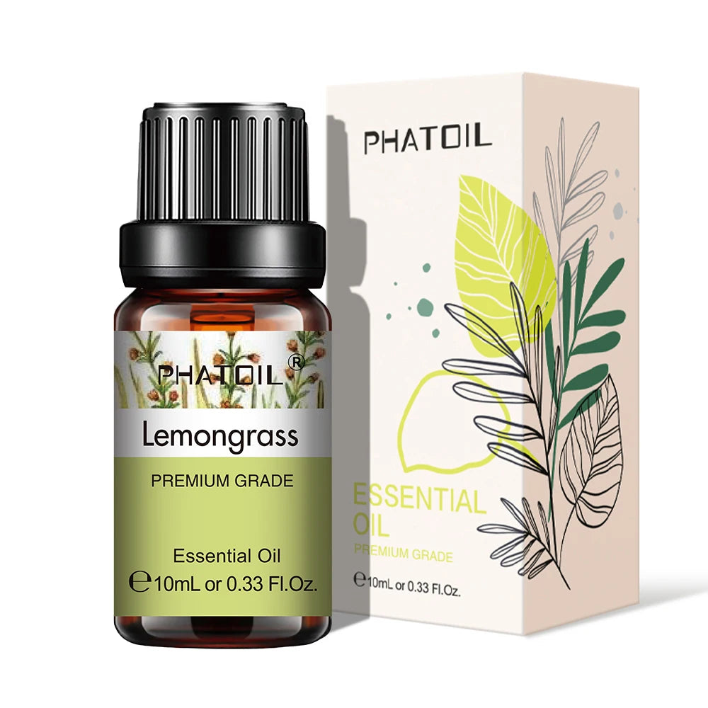 Pure Plant Essential Oil 10ml – Aromatherapy Oil for Diffusers, Humidifiers & DIY, 37 Scents