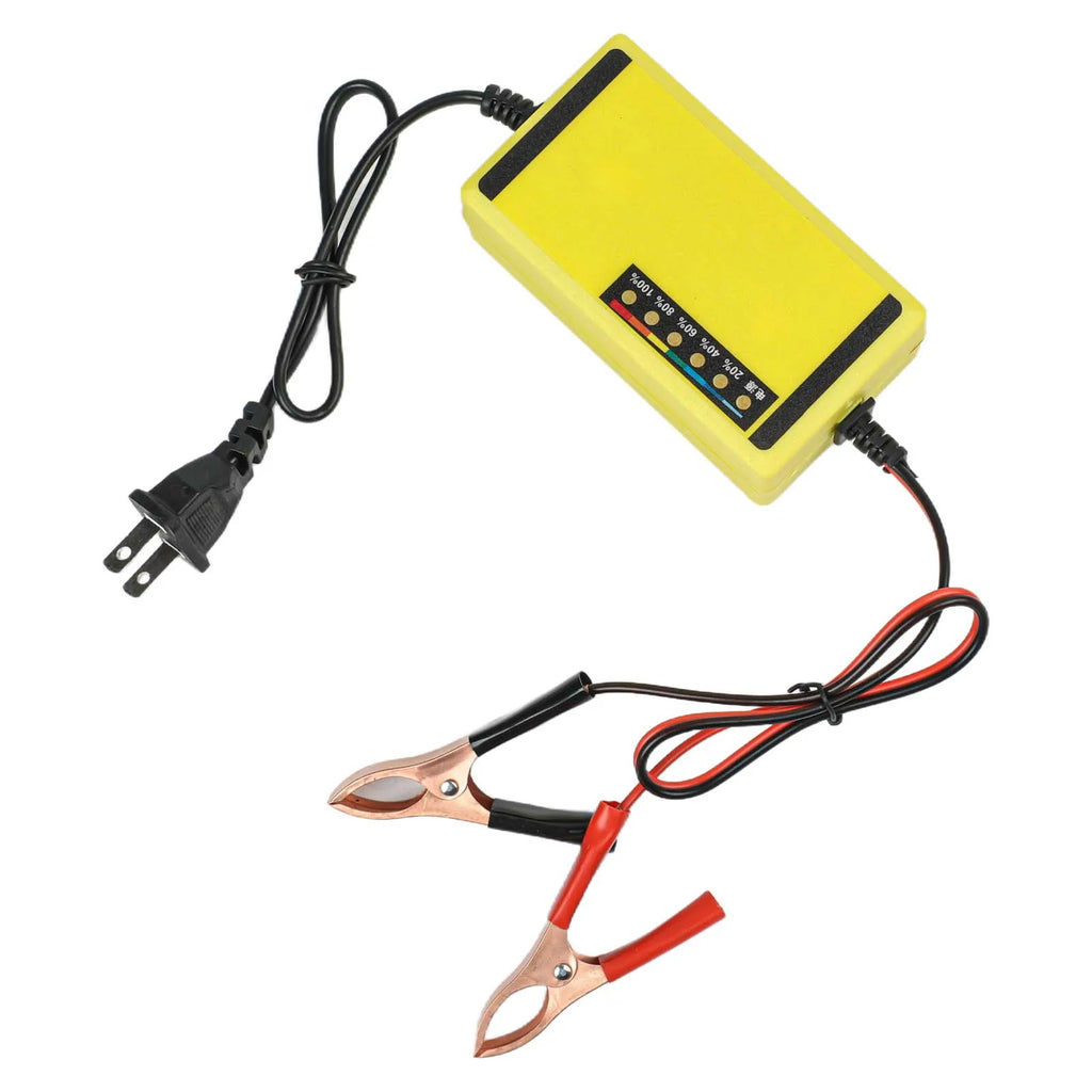 12V Fast Charging Car Battery Charger – Automatic High-Power Motorcycle & Acid Battery Charger