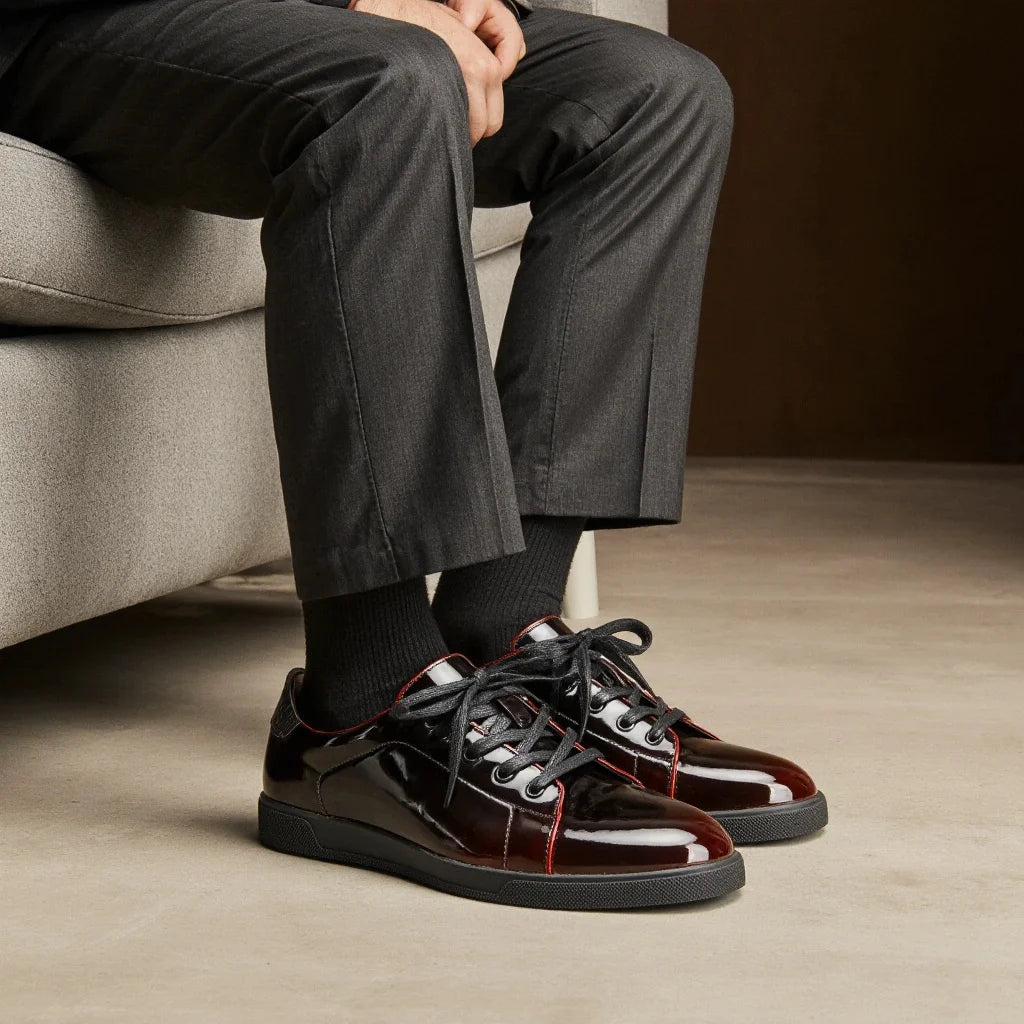 Men's Lightweight Breathable Fashion Sneakers — Comfortable Casual Everyday Shoes