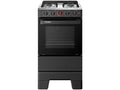 Esmaltec 4-Burner Black Gas Range – Freestanding Stove, Lit-Bivolt