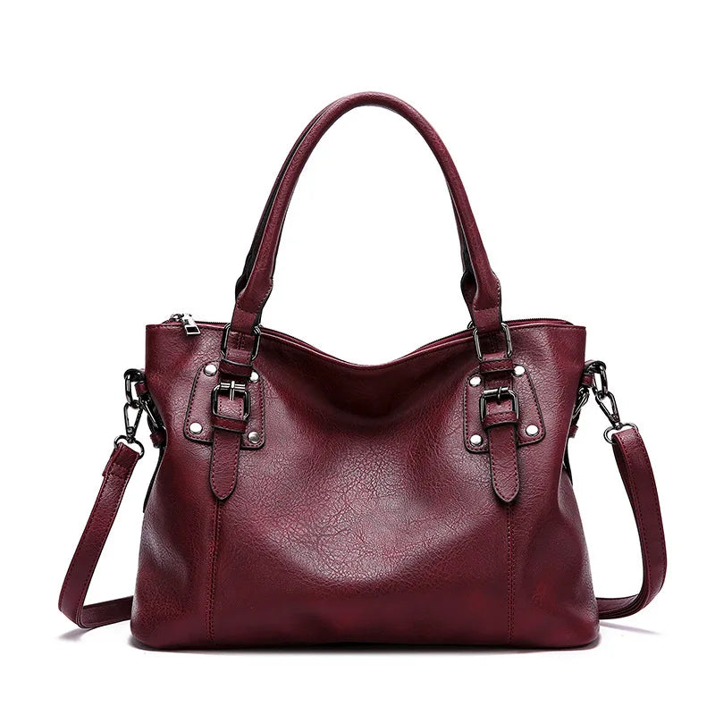 Vintage Patent Leather Pillow Shoulder Bag – Luxury Hobo Crossbody Handbag for Women