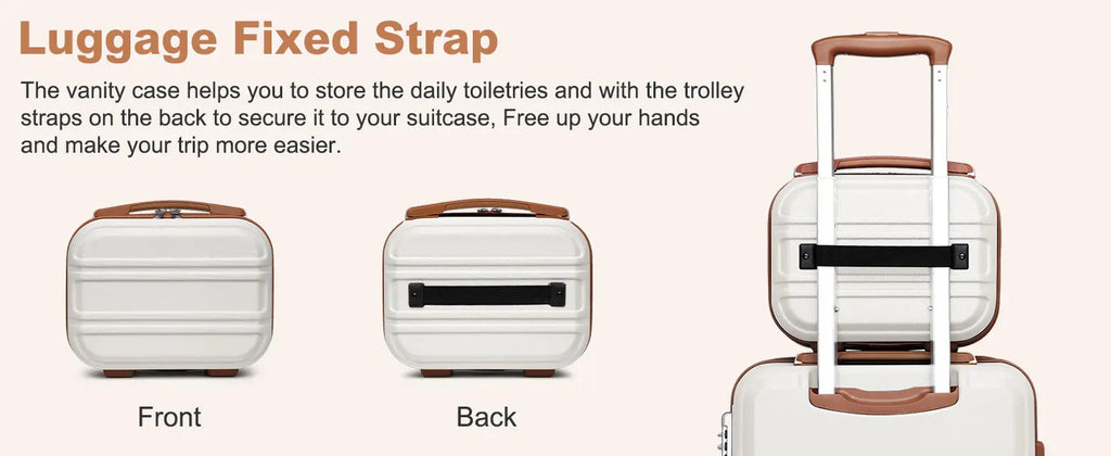 Kono ABS Luggage Set – TSA Lock & Spinner Wheels