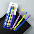 Brush Together. Stay Healthy Together. — Soft Encrypted Fine Hair Toothbrush Set | 3pcs, Couple Oral Hygiene, Soft Bristles, No Chemicals
