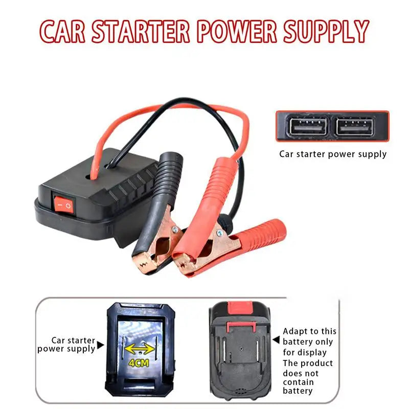 Portable Car Battery Jump Starter – Compact Lithium Power Pack for Emergency Vehicle Starting