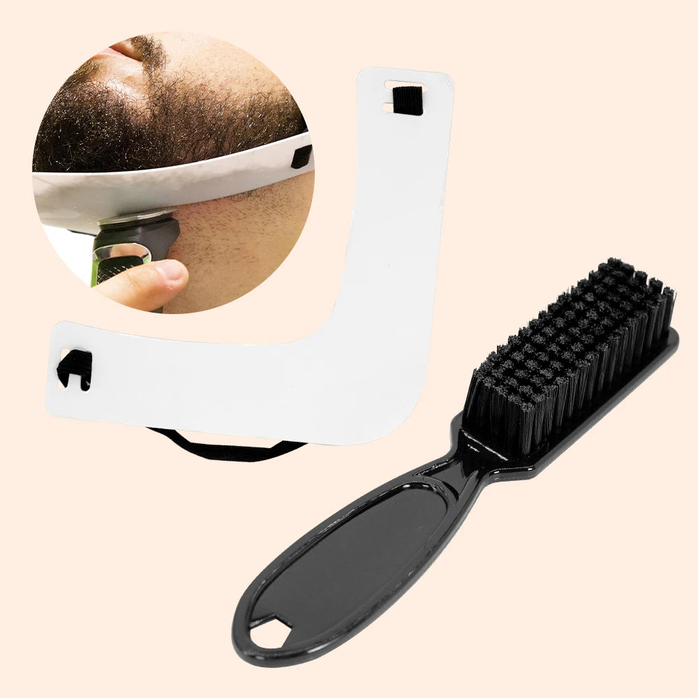 Professional Beard Styling Brush – Barber Shave & Head Carving Cleaning Brush