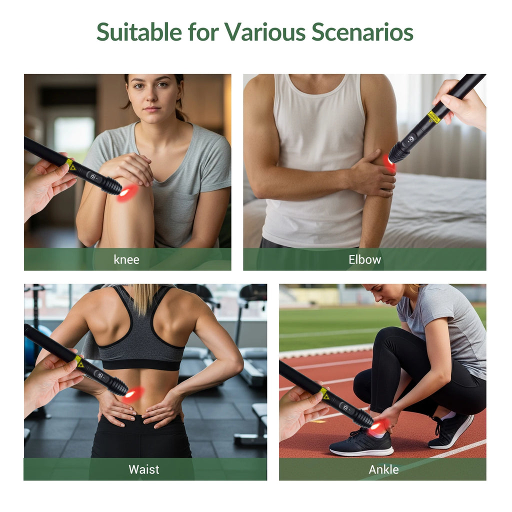 500mW IR Laser Acupuncture Pen – Electric Needle Therapy for Pain Relief & Management