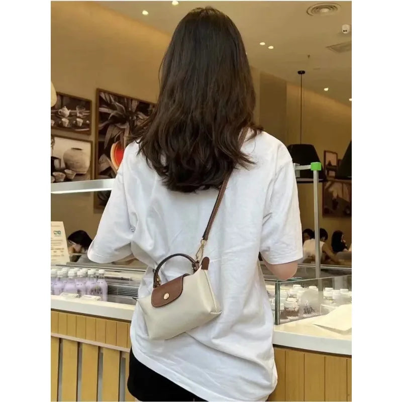 Y2K Mini Nylon Crossbody Bag – Compact Wallet Shoulder Bag for Women 2026