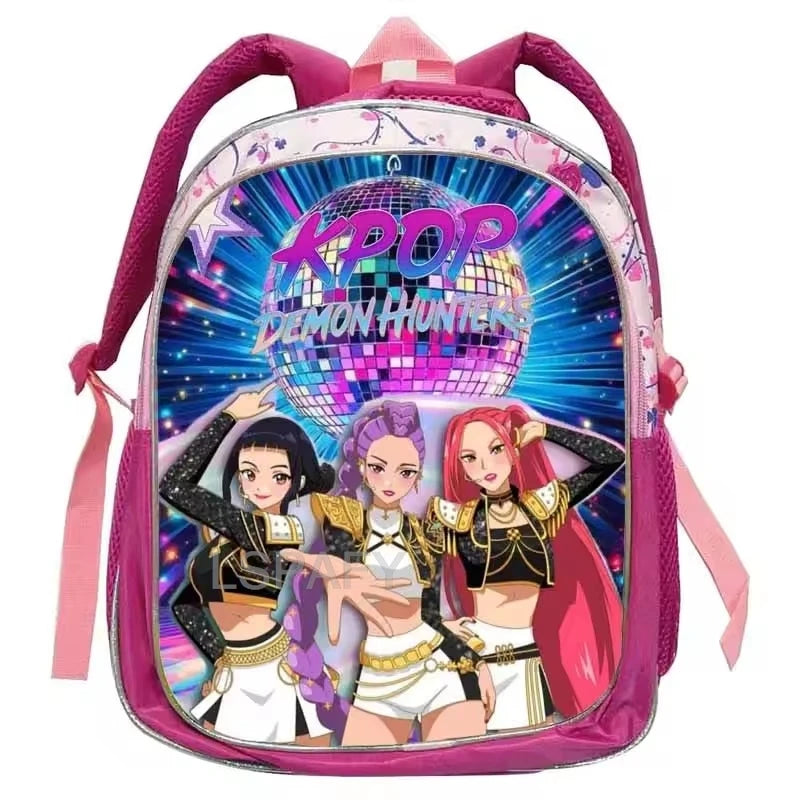 KPop Character Kids Backpack – Lightweight 12-Inch School Bag