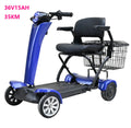 Foldable 4-Wheel Mobility Scooter – 250W Dual Motor, 20–50 km Range