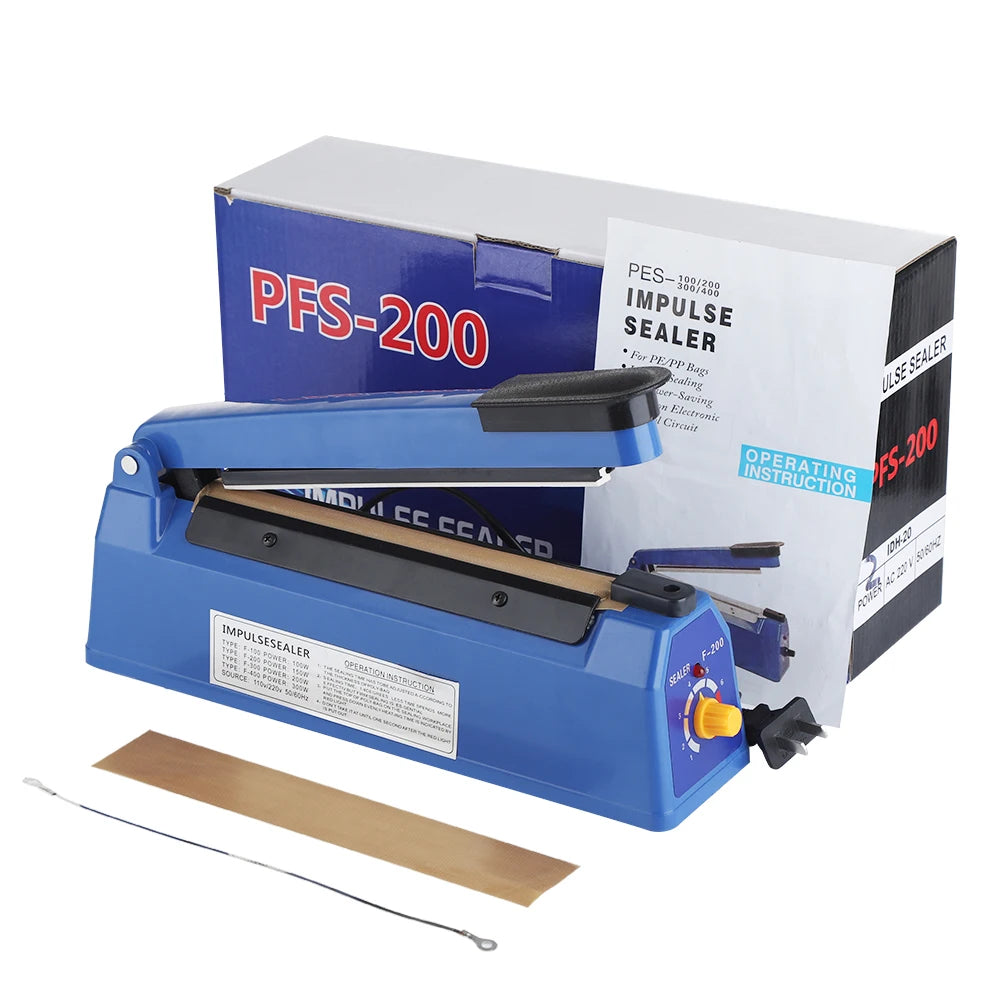 Electric Heat Sealer — Hand Press Vacuum Bag Sealing Machine for Food & Packaging