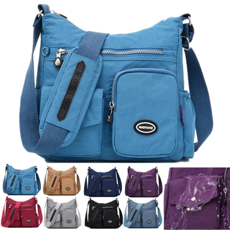 weixier Waterproof Nylon Large Capacity Crossbody Shoulder Tote – Designer Business Handbag for Women