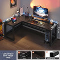 L-Shaped Corner Computer Desk — Home Study Table, Office Writing Desk & E-Sports Gaming Setup