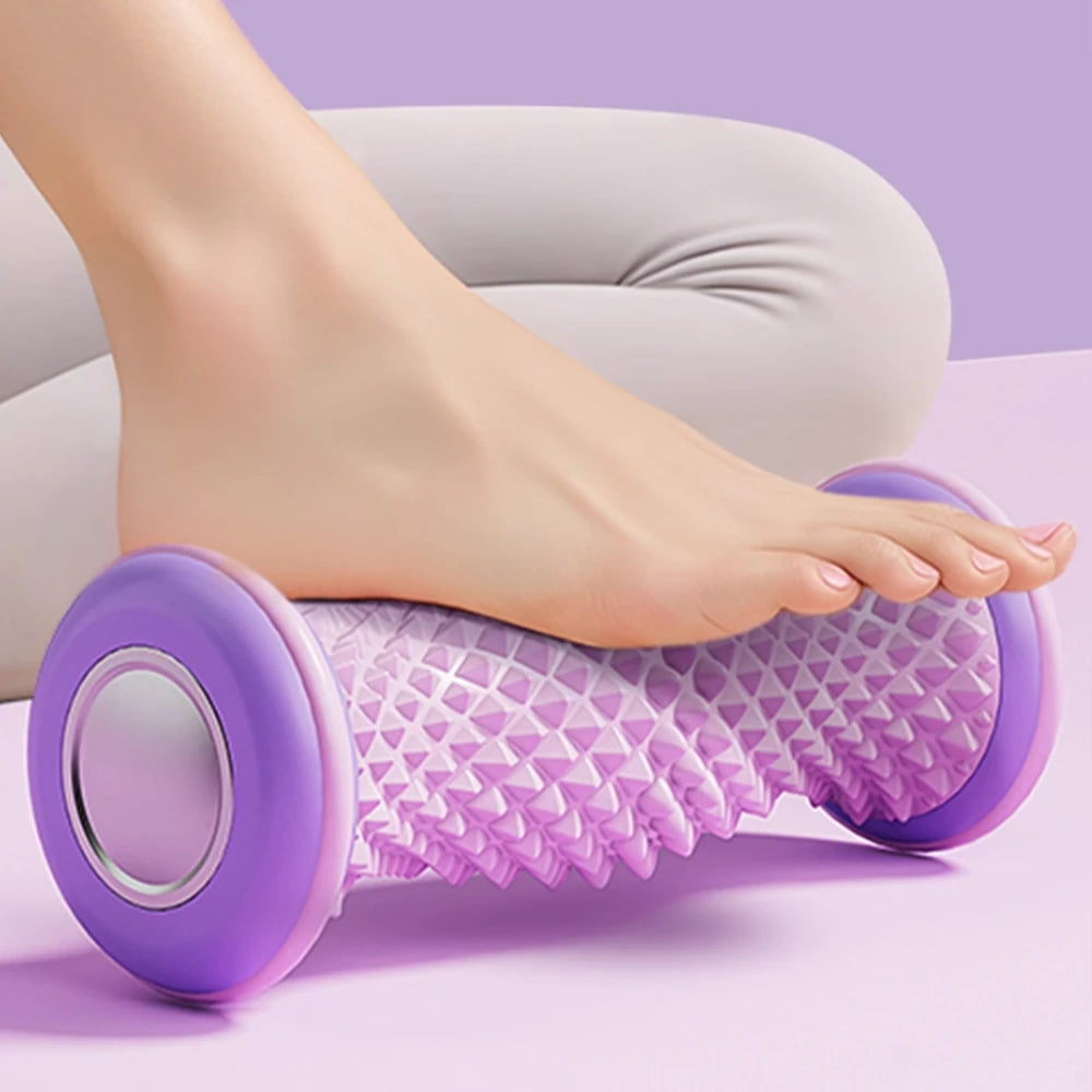 Foot Massage Roller — Plantar Acupressure Shiatsu Massager for Calf & Feet Relief