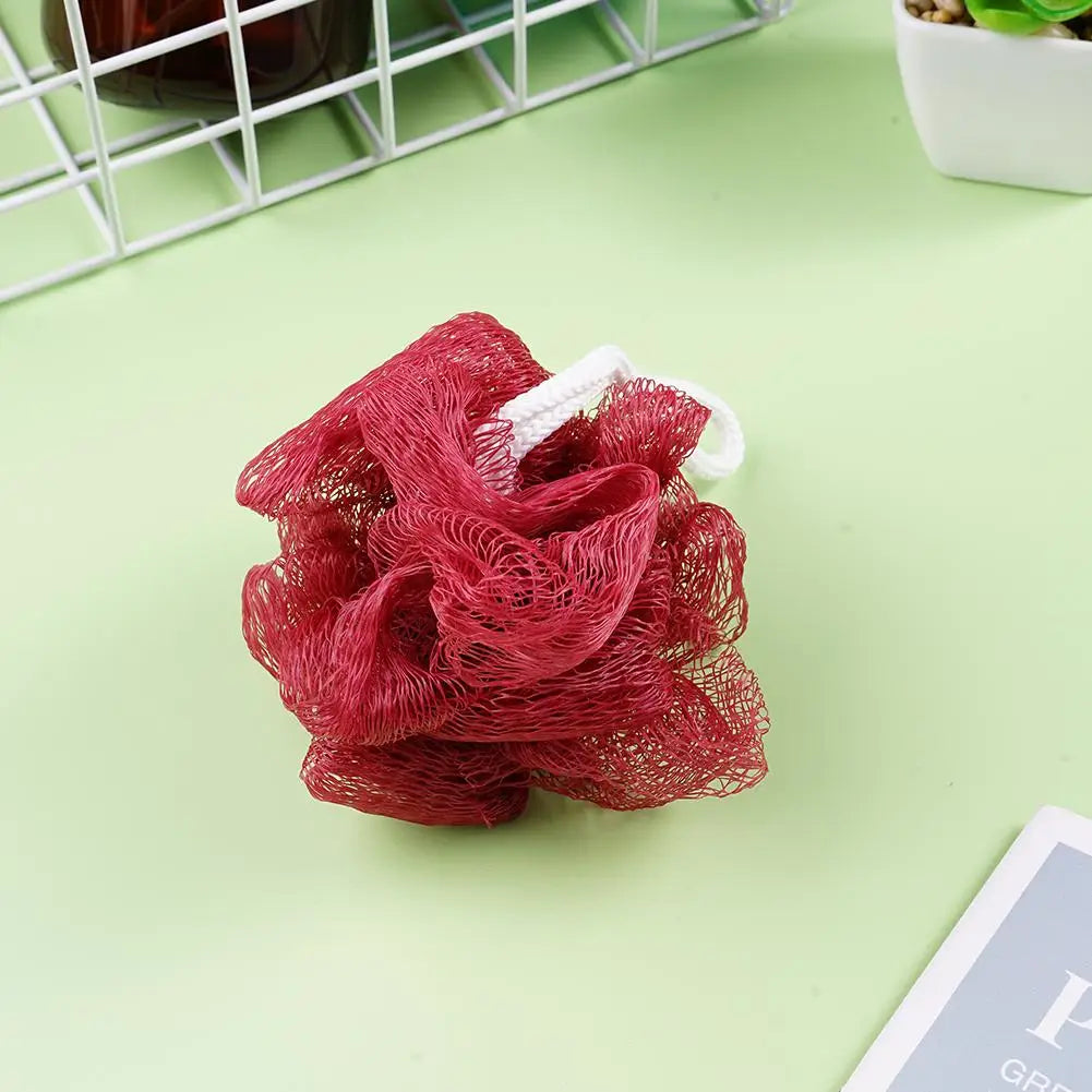 Soft Mesh Foaming Bath Sponge Ball – Exfoliating Body Scrubber & Skin Cleaner