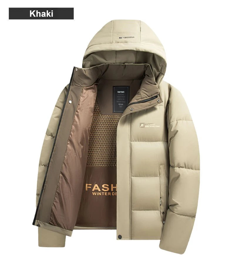 Men's Graphene Windproof Hooded Jacket — Lightweight Technical Outer Shell