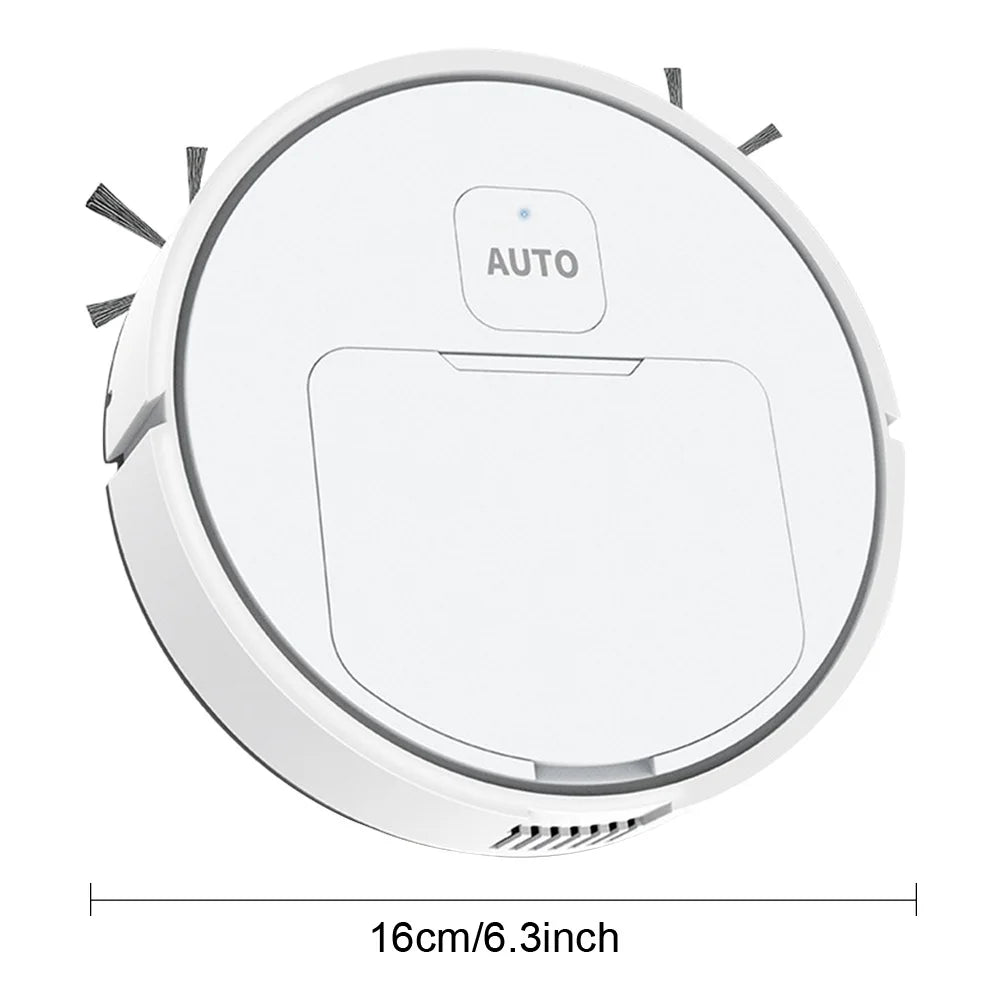 3-in-1 Smart Robot Vacuum Cleaner – Auto Sweep, Mop & Suction USB Rechargeable
