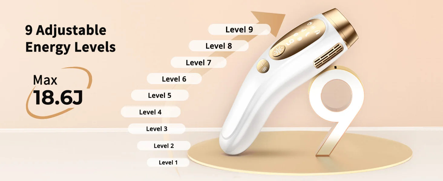 IPL Laser Hair Removal Device with Ice Cooling