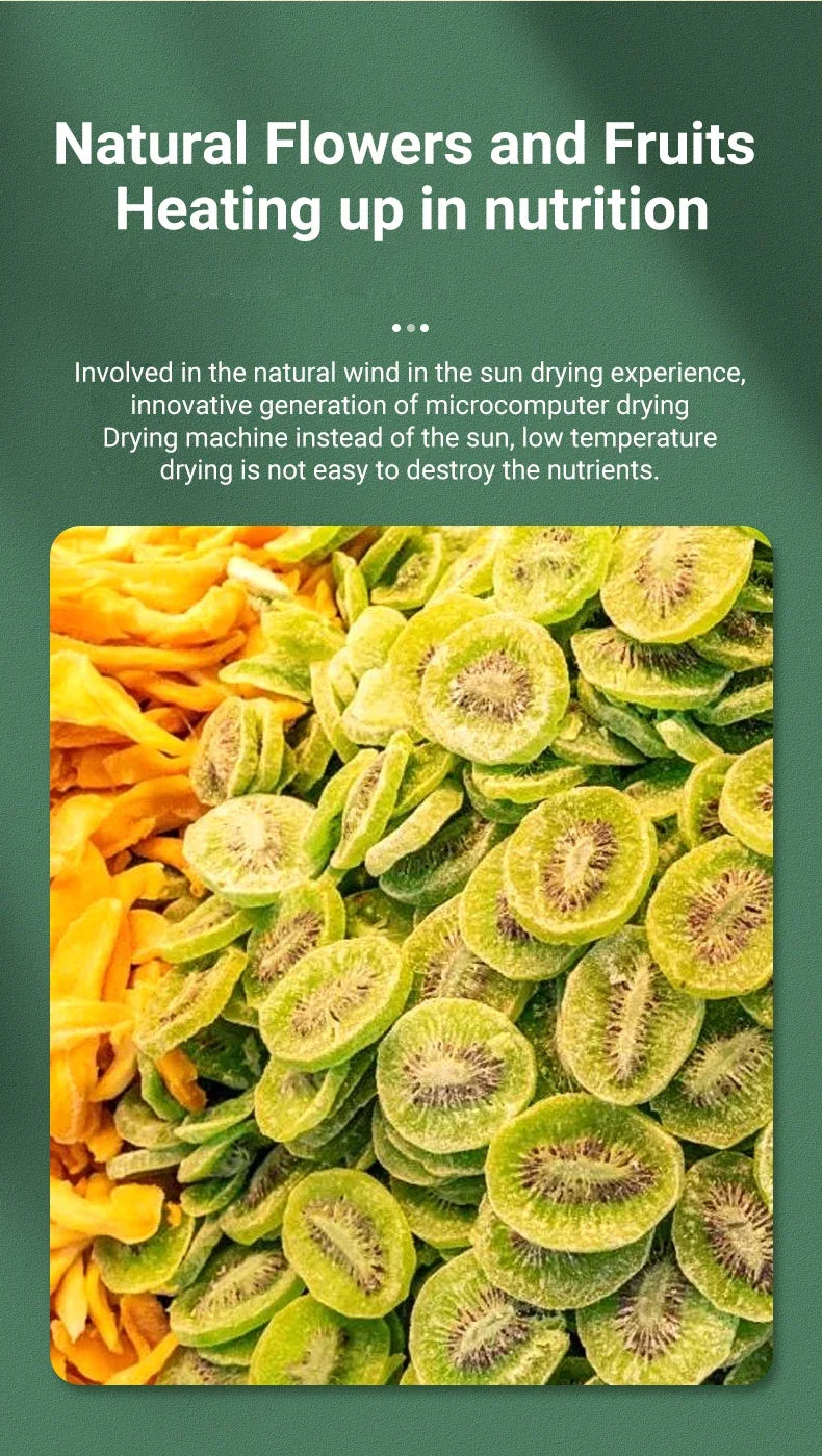 6–18 Layer Touch Screen Food Dehydrator — Intelligent Air Drying for Fruits, Meat & Jerky